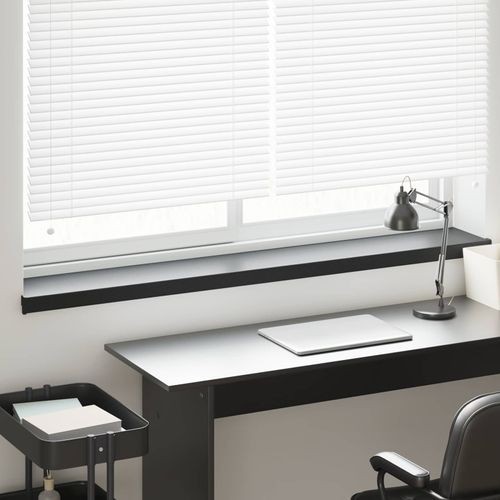 Window sill black with wood - with,
